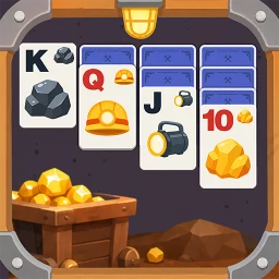 أيقونة Miner Cards: Solitaire Games